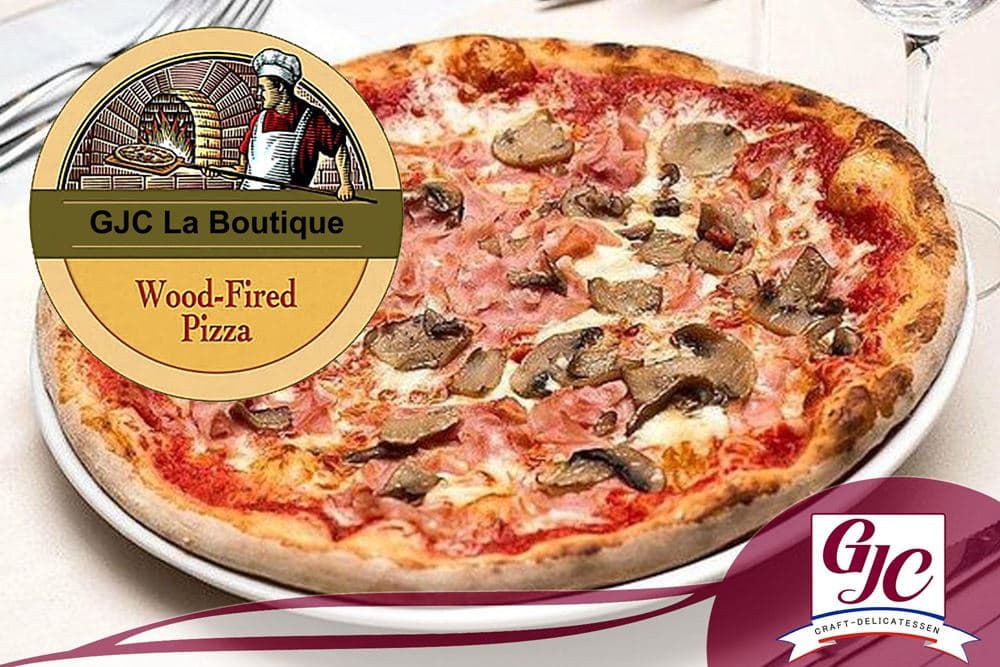Pizza Jambon, champignons é25