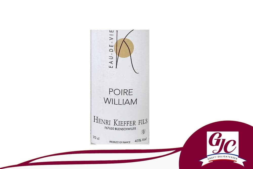 Eau de vie Poire Williams Alsace