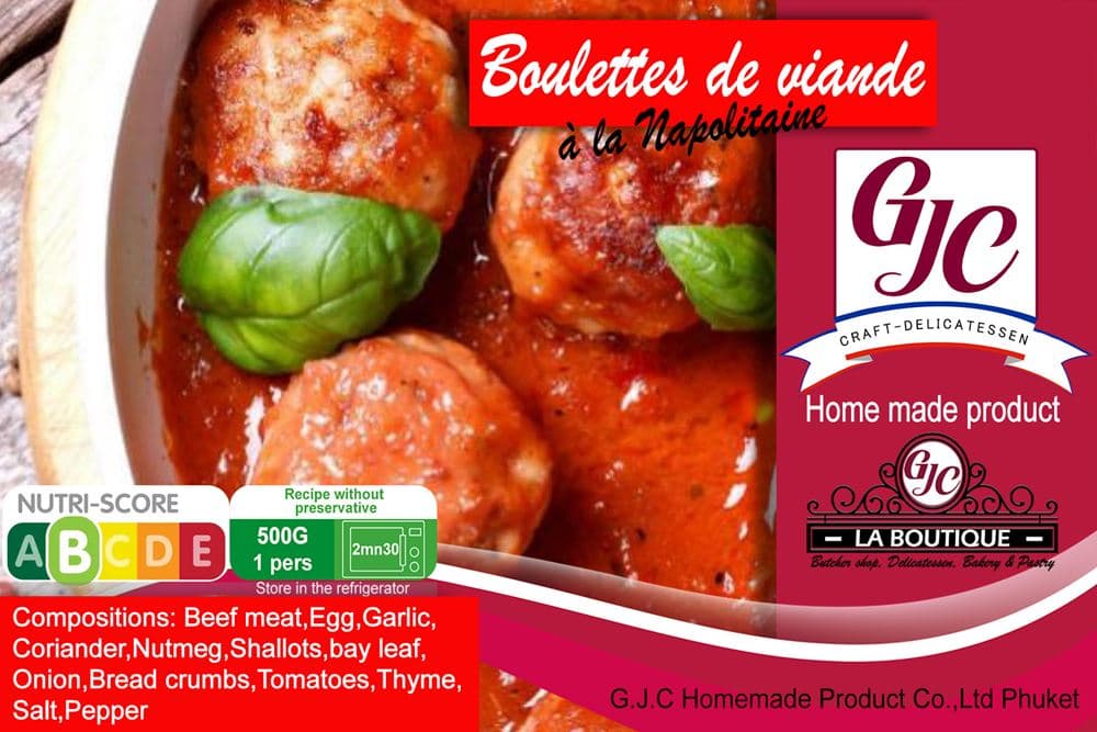 Boulettes de viande sauce Napolitaine