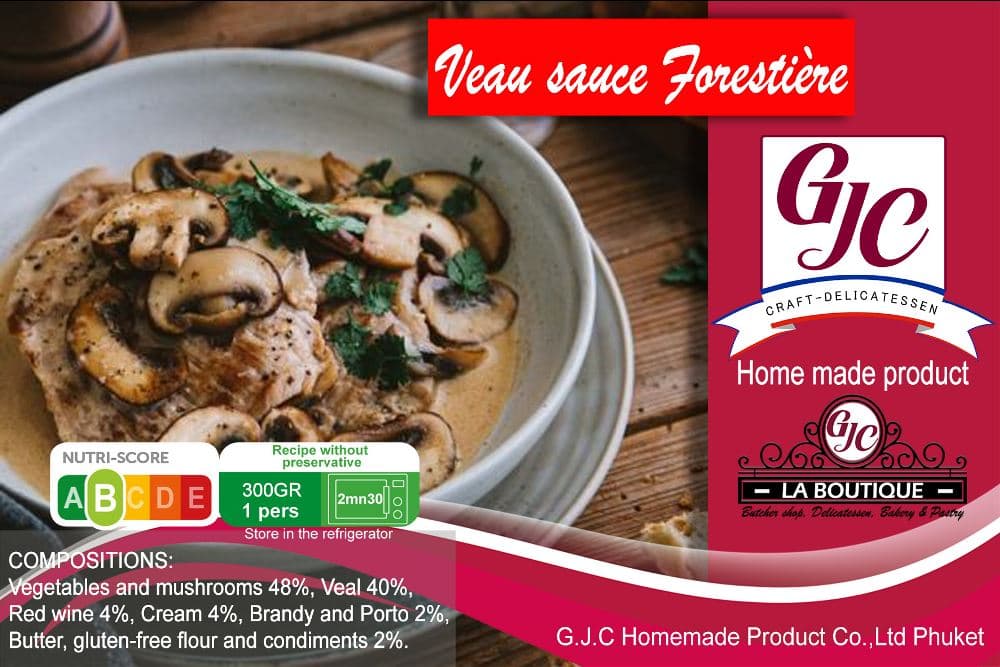 Veau sauce forestière