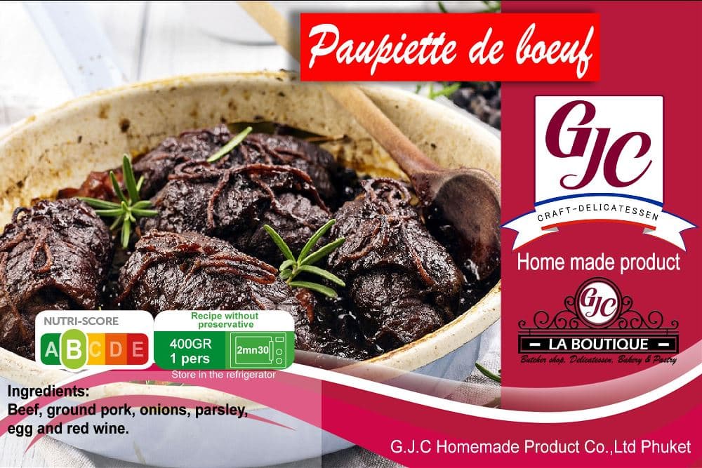 Paupiettes de Boeuf Braisé