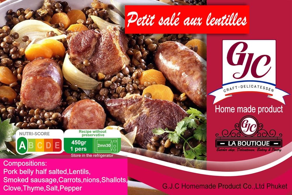 Petit salé aux lentilles