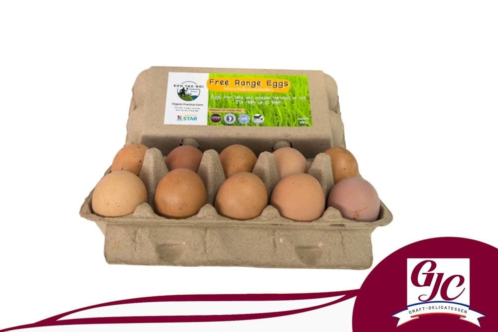 Oeufs de poulet fermier