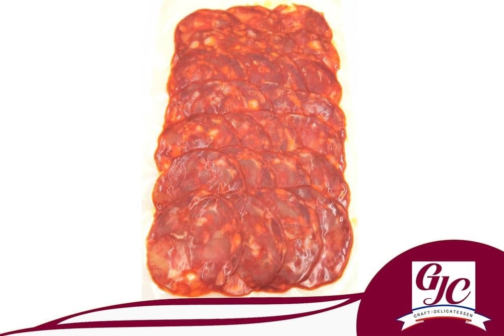 Chorizo saucisson tranché