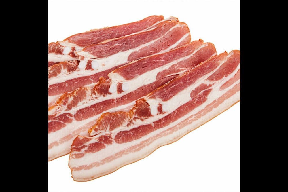 Poitrine de porc organique fumée