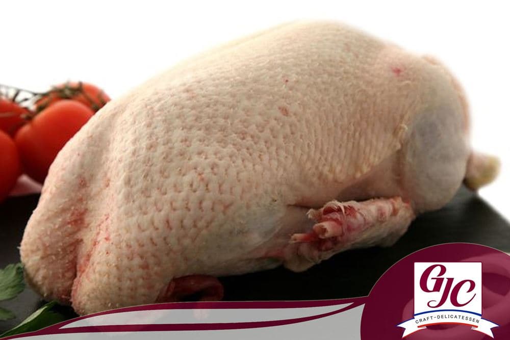 Canard fermier de barbarie entier vidé, femelle