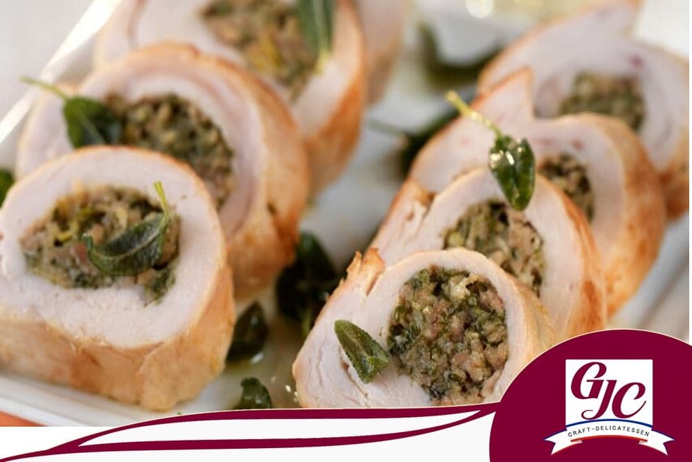 Ballotine de Chapon Farcies Chanterelles & Foie Gras